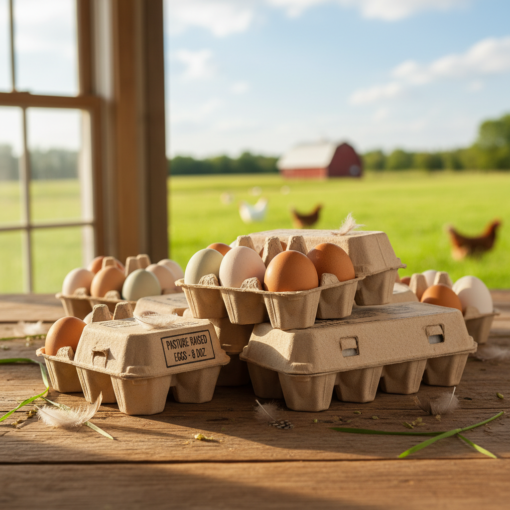 Pasture-Raised Eggs — 8 Dozen